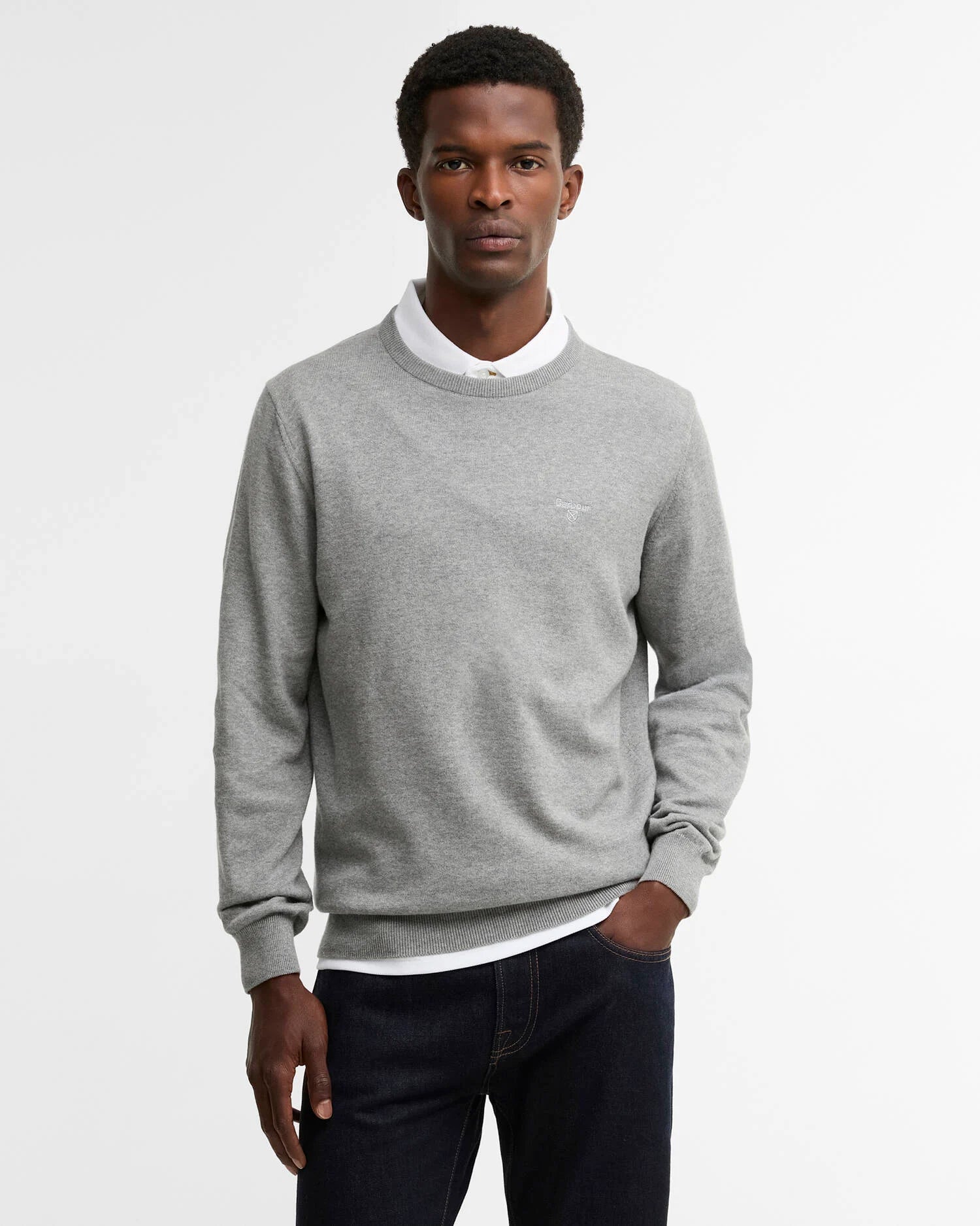 PIMA COTTON CREW NECK SWEATER