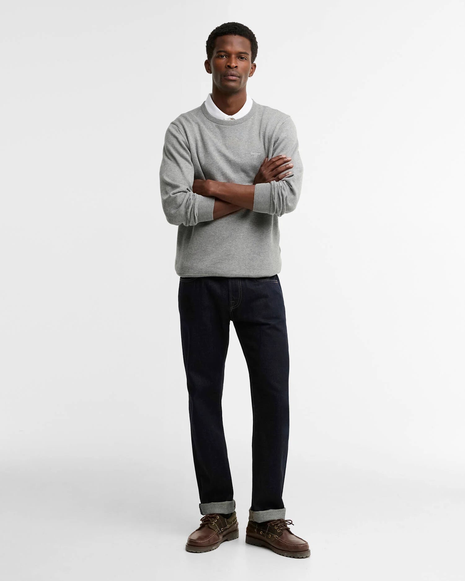 PIMA COTTON CREW NECK SWEATER