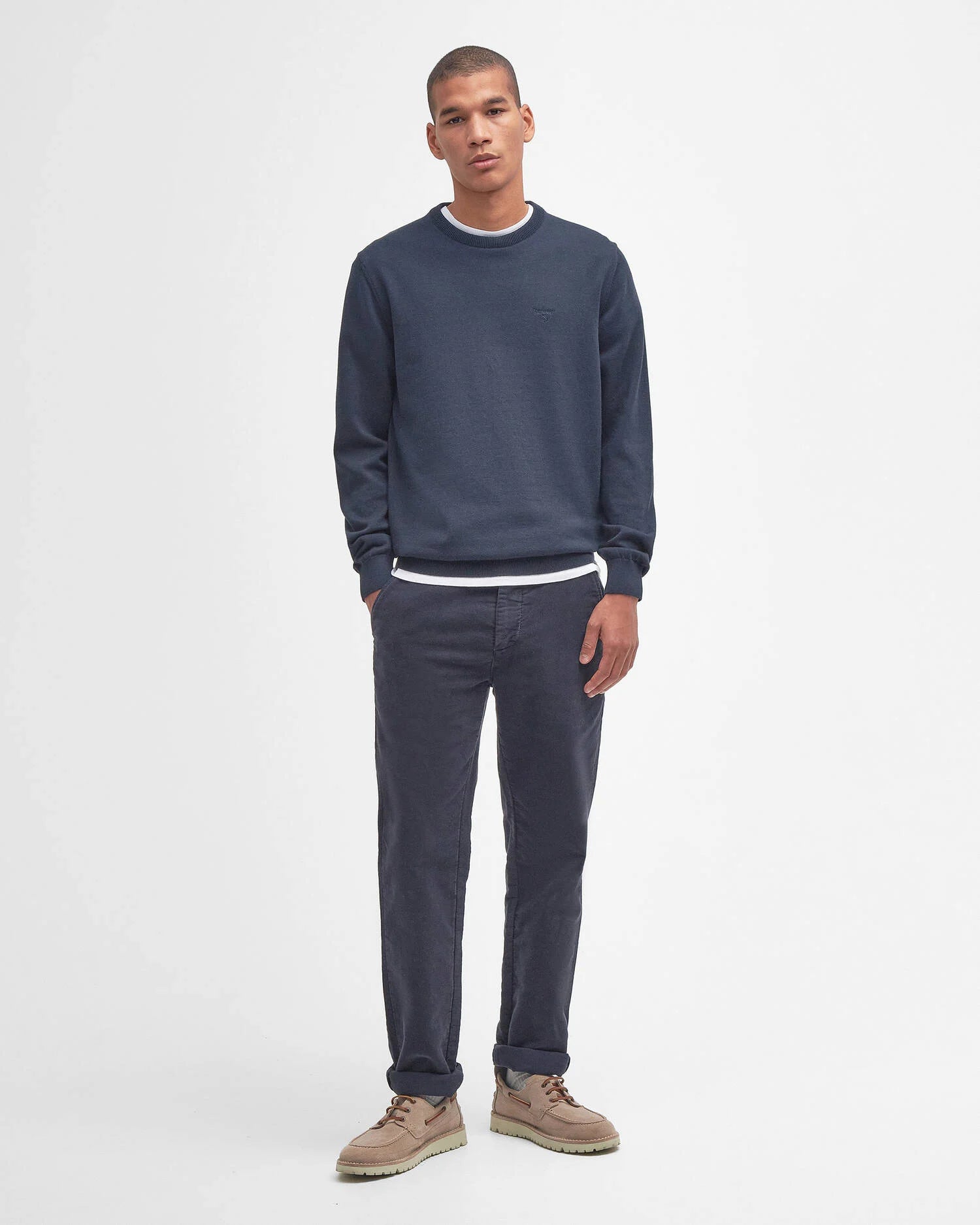 PIMA COTTON CREW NECK SWEATER