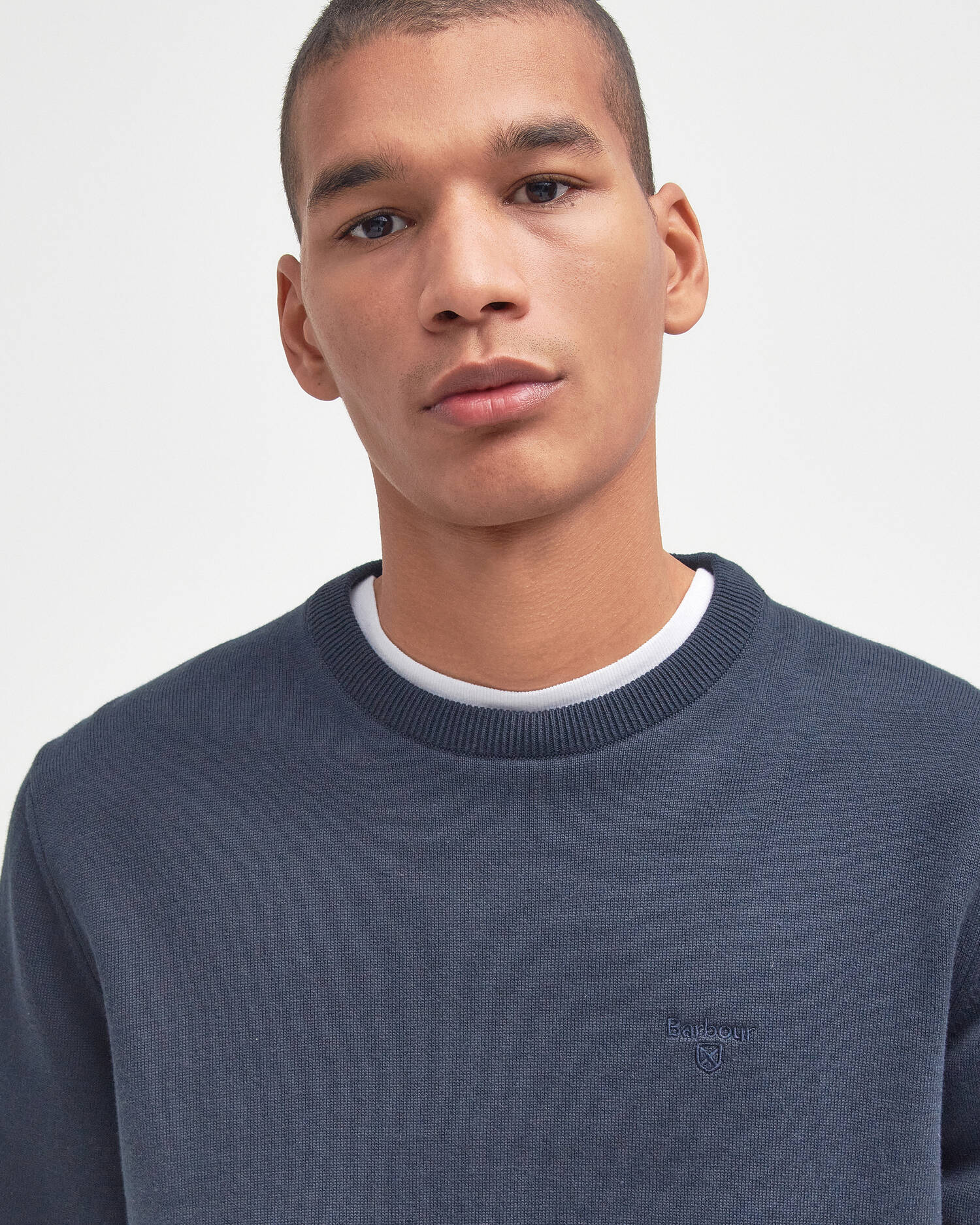 PIMA COTTON CREW NECK SWEATER