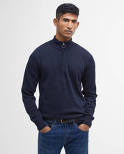 COTTON QUARTER-ZIP JUMPER