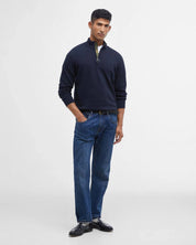COTTON QUARTER-ZIP JUMPER