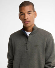 COTTON QUARTER-ZIP JUMPER