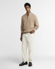 Barbour Newtown Half-Zip Jumper Washed Stone