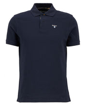 Barbour Tartan Pique Polo Shirt New Navy