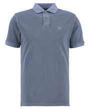 Barbour Washed Tartan Tailored Polo Washed Blue