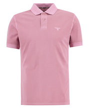 Barbour Washed Tartan Tailored Polo Pink