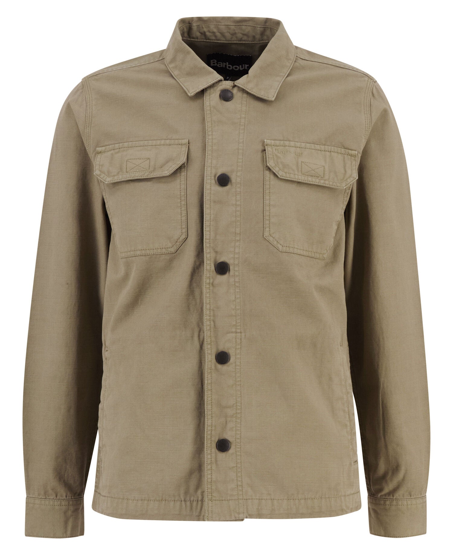 Barbour Draftmen Overshirt Grey Olive