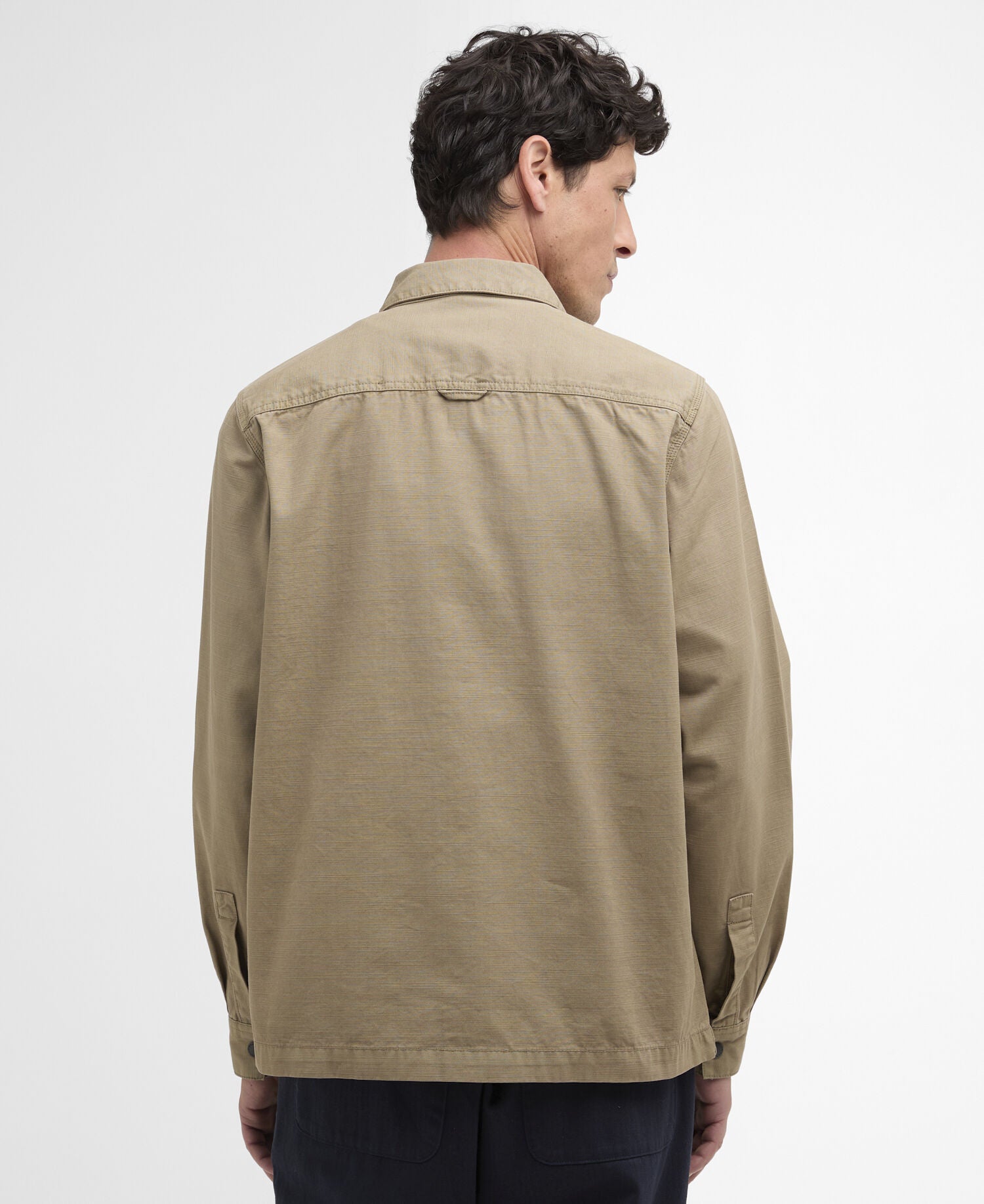 Barbour Draftmen Overshirt Grey Olive