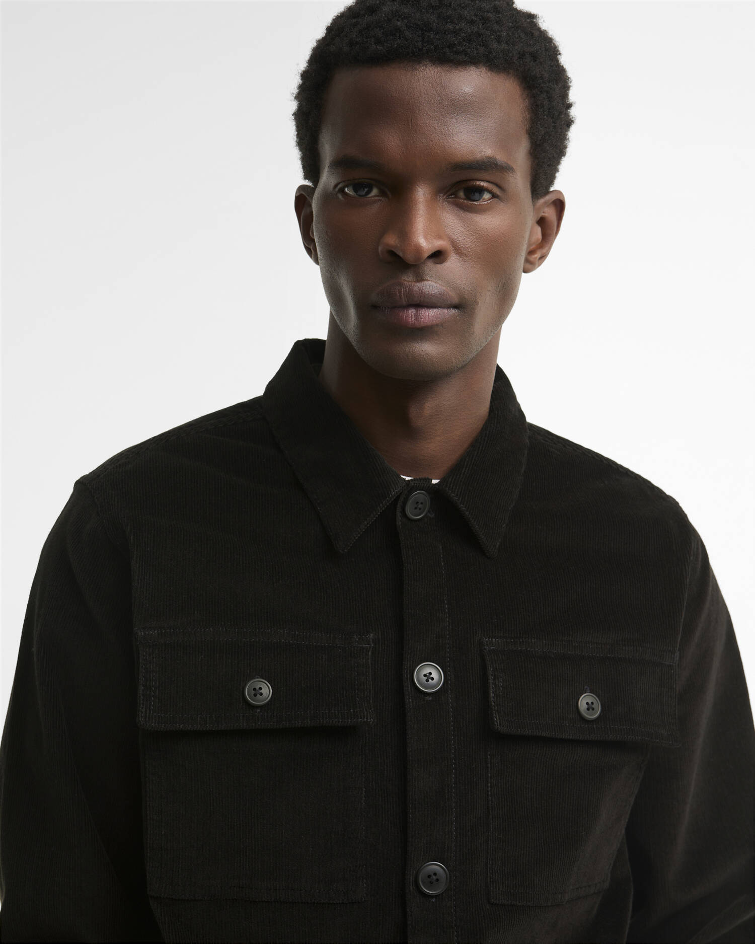 BARBOUR - TARTAN TRIM CORD OVERSHIRT