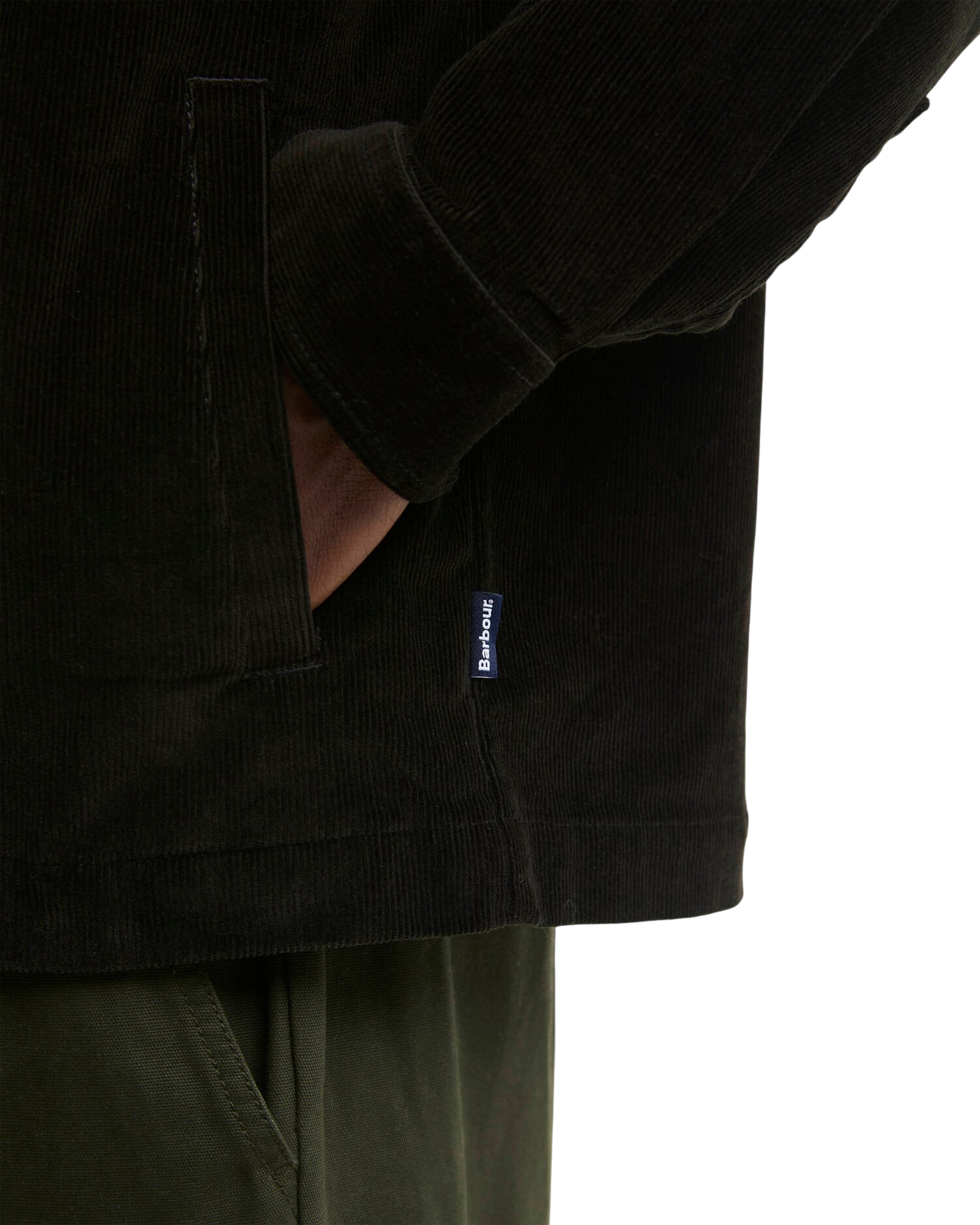 BARBOUR - TARTAN TRIM CORD OVERSHIRT