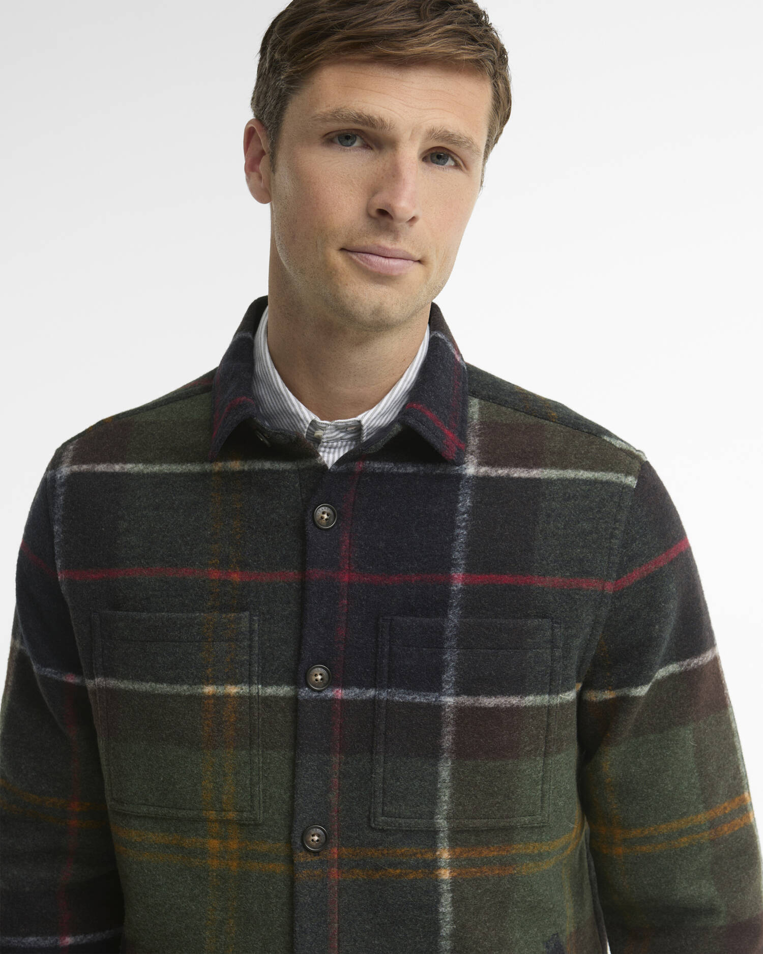 WOODLANE BRUSHED CHECK OVERSHIRT