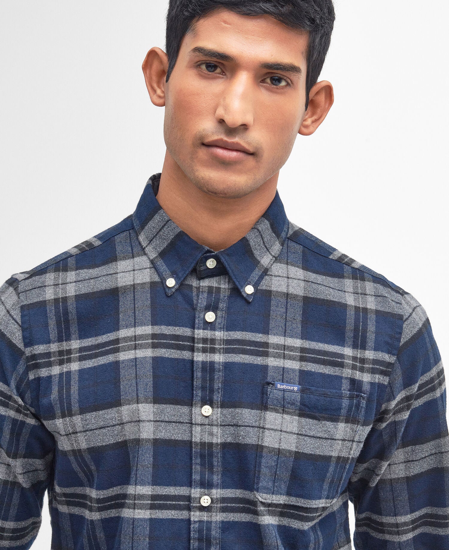 Barbour Betsom Tailored Shirt Grey Marl