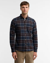 Barbour Kyleoch Tailored Tartan Shirt TN38 Midnight Oak Tartan
