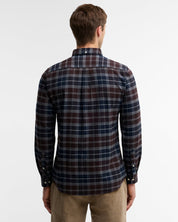 Barbour Kyleoch Tailored Tartan Shirt TN38 Midnight Oak Tartan