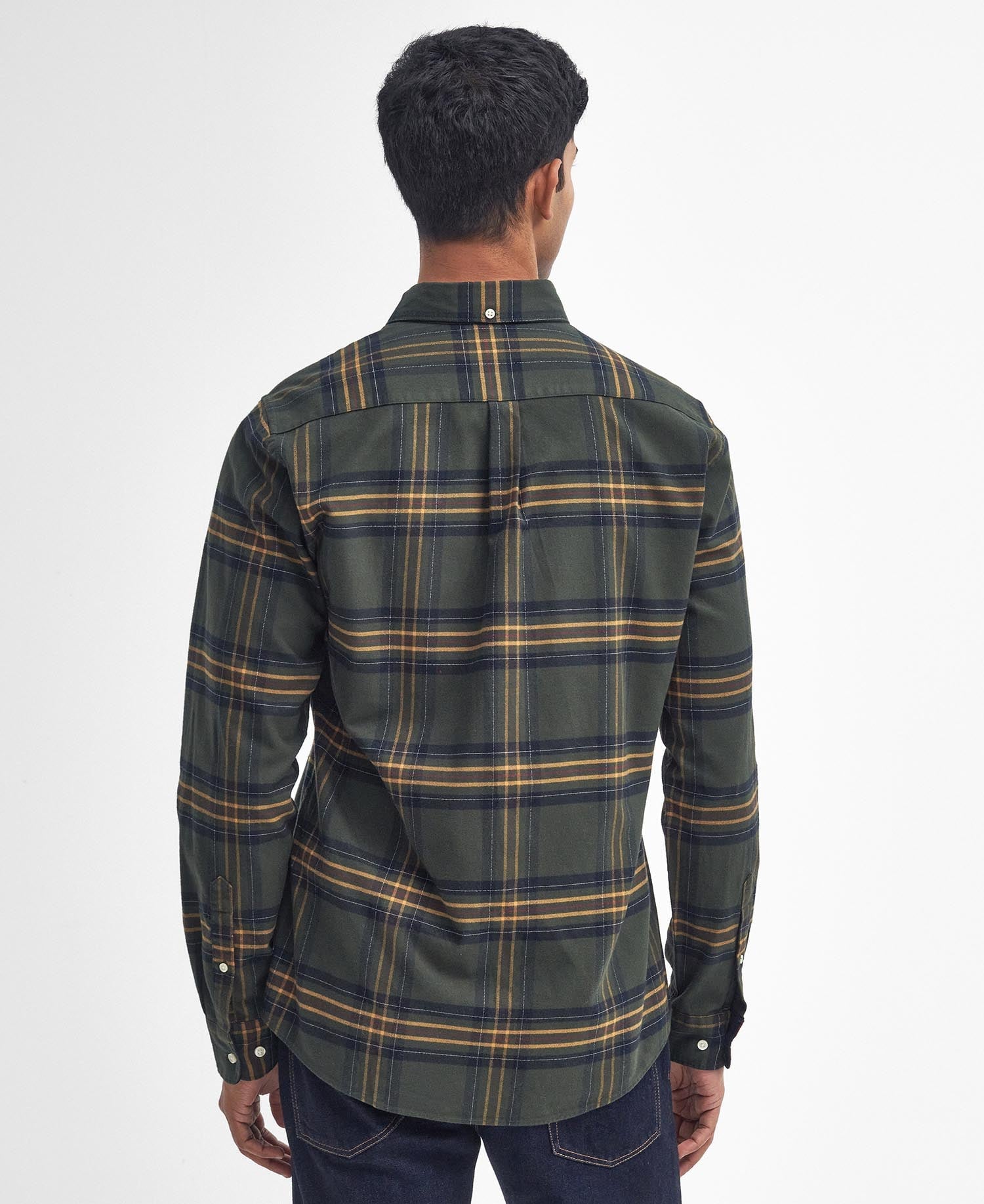 Barbour Portdown Tailored Checked Shirt OL51 Olive