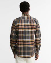 Barbour Ronan Tailored Checked Shirt GY52 Grey Marl