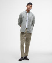 Barbour Nelson Tailored Shirt Bleached Olive