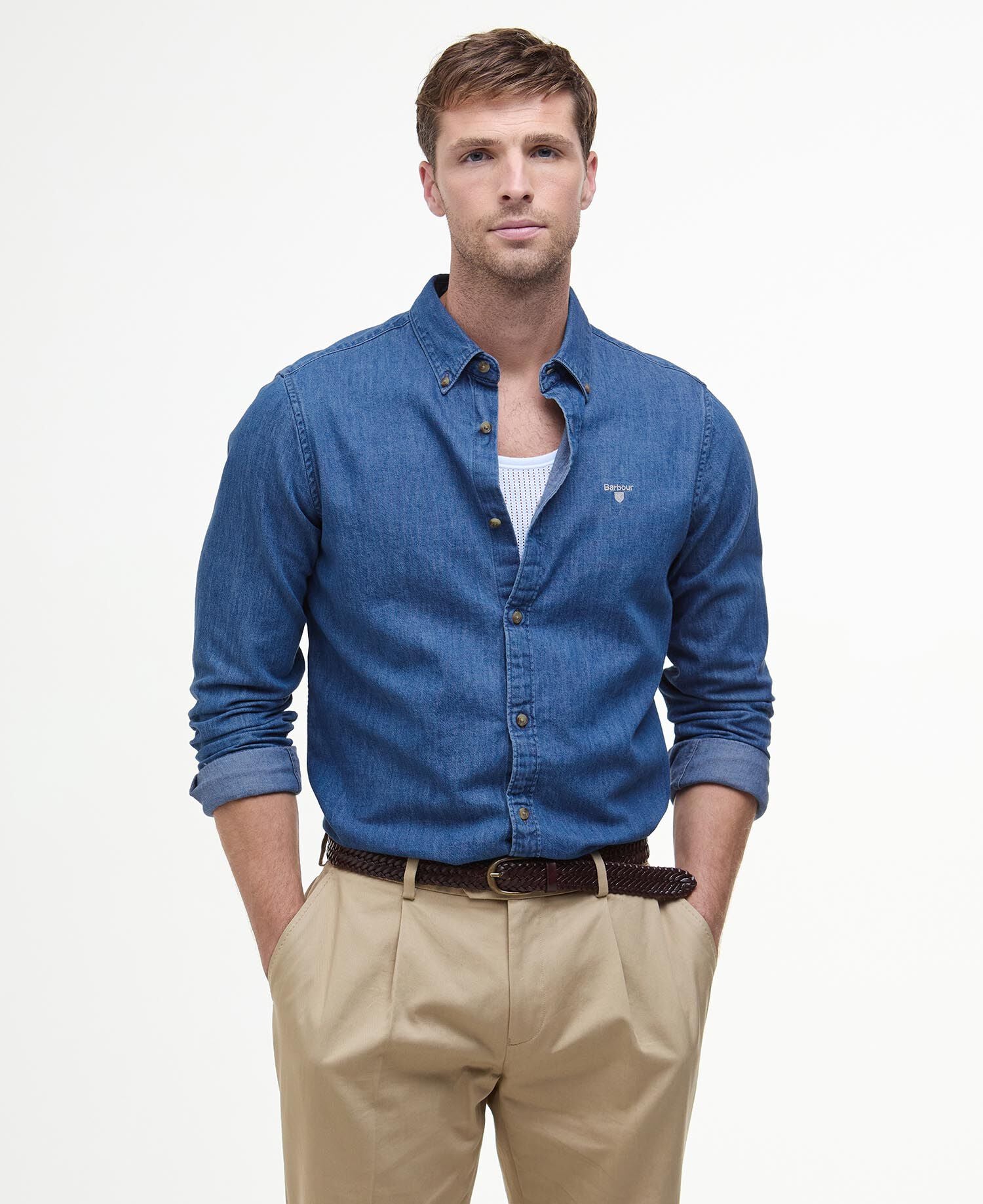 Barbour Crest Shirt Chambray