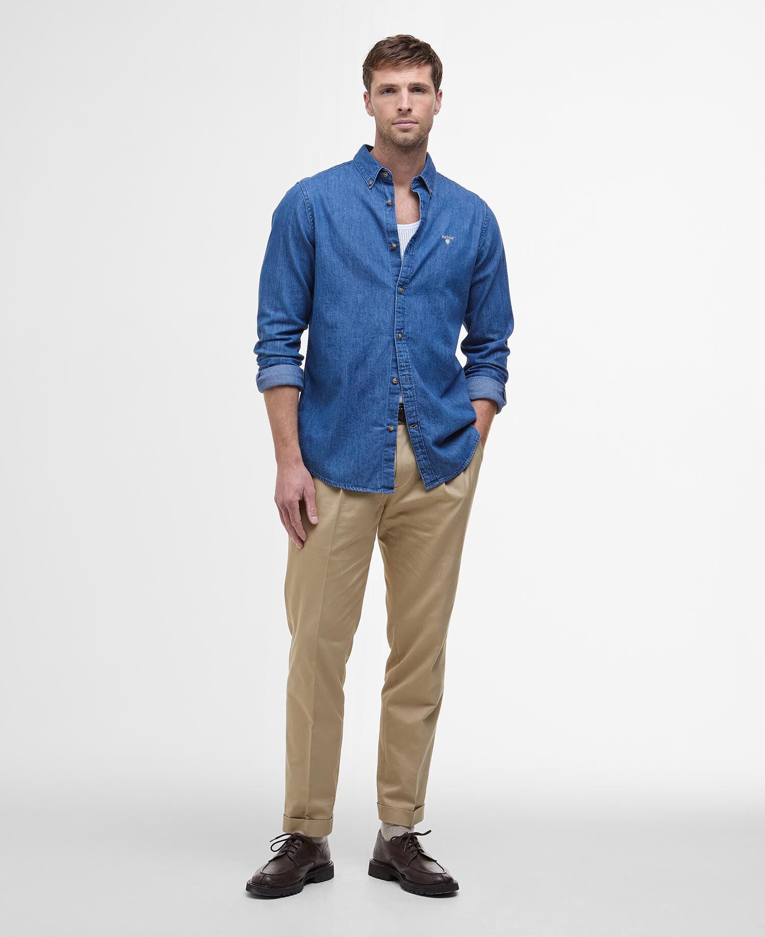 Barbour Crest Shirt Chambray