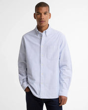 STRIPED AUTHENTIC-FIT LONG-SLEEVED SHIRT