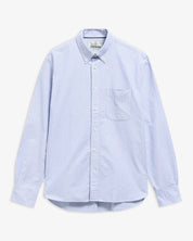 STRIPED AUTHENTIC-FIT LONG-SLEEVED SHIRT