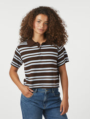 MULANN POLO KNIT BLOUSE