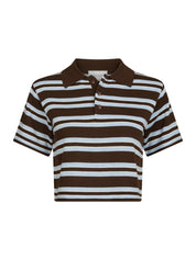 MULANN POLO KNIT BLOUSE