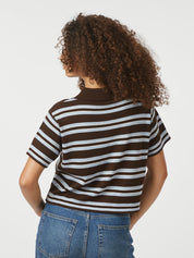 MULANN POLO KNIT BLOUSE