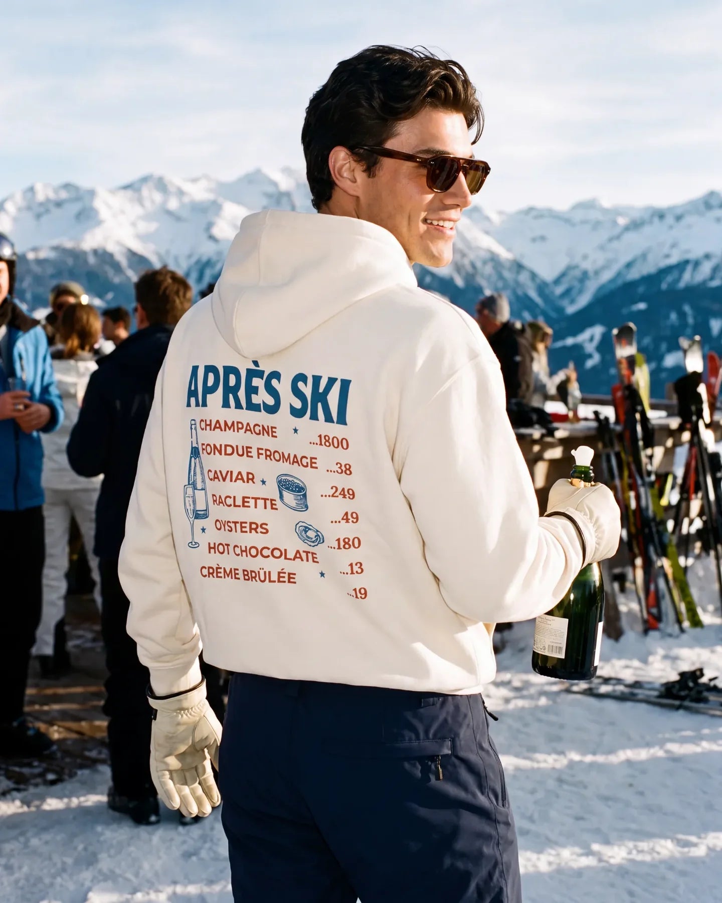 OVERSIZED BACKPRINT HOODIE APRÈS SKI BILL