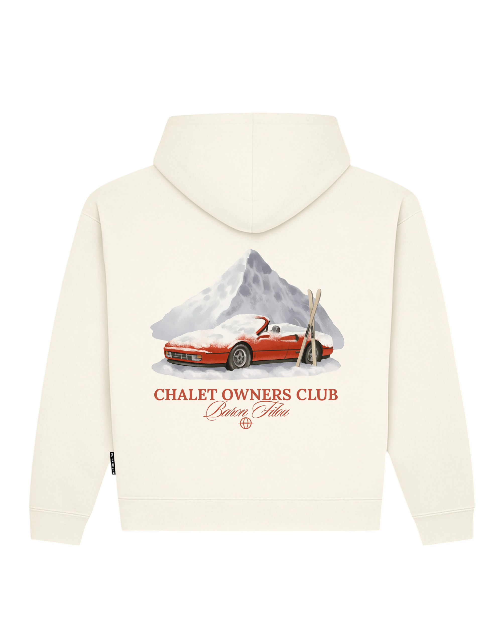 OVERSIZED BACKPRINT HOODIE SNOWY CAR