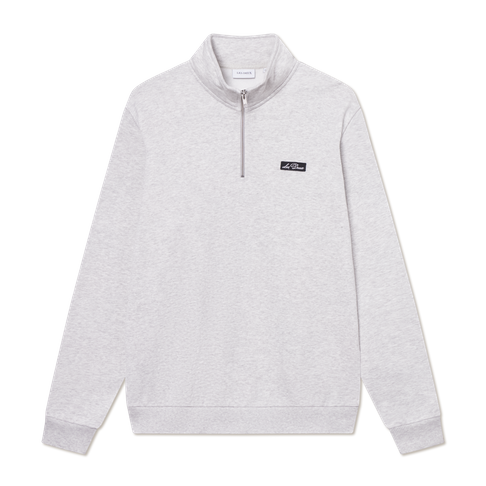 PATCH HALF-ZIP SWEATSHIRT