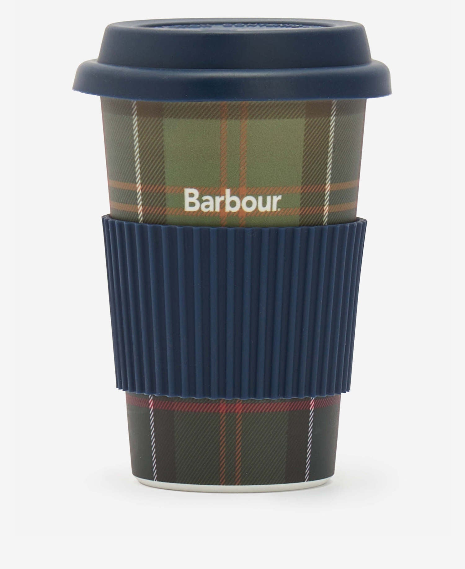 REUSABLE TARTAN TRAVEL MUG