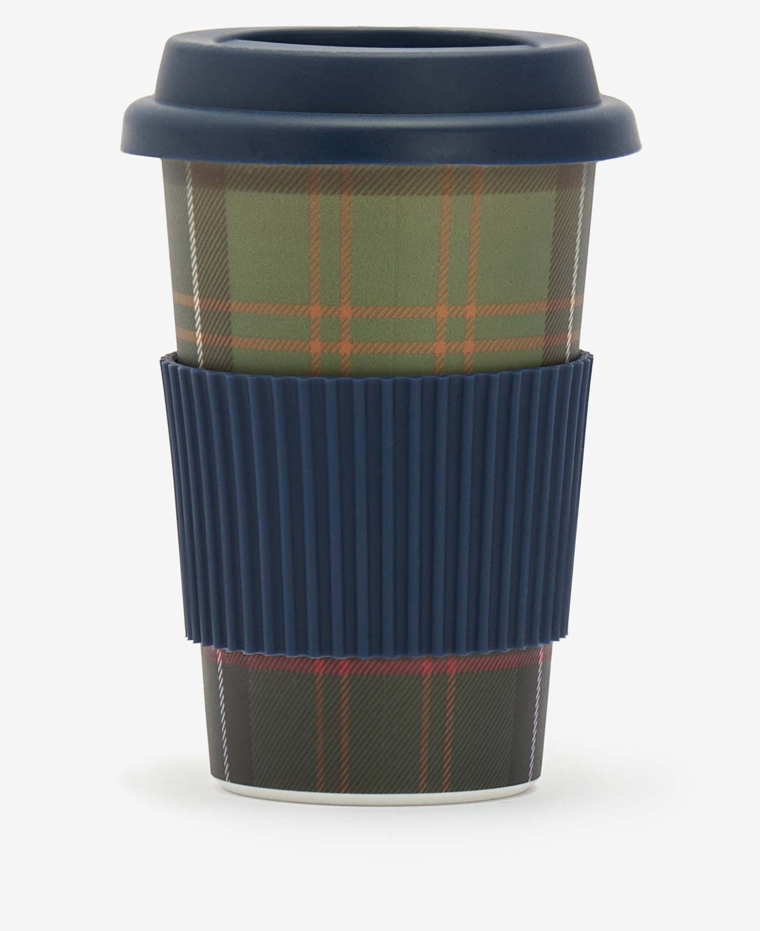 REUSABLE TARTAN TRAVEL MUG