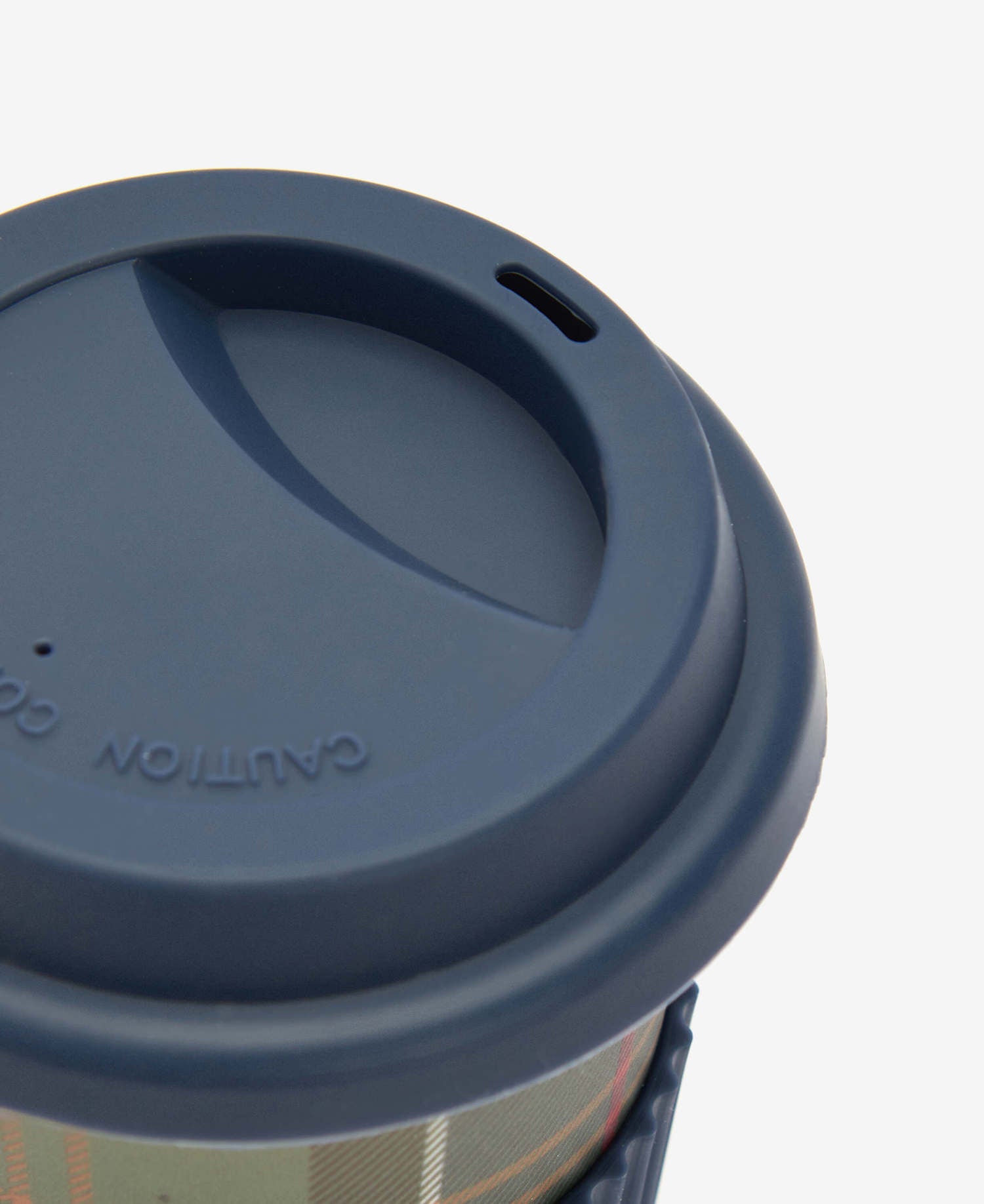 REUSABLE TARTAN TRAVEL MUG