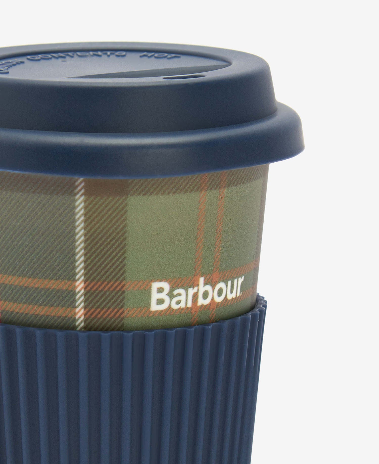 REUSABLE TARTAN TRAVEL MUG
