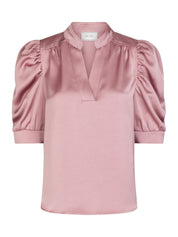 ROELLA HEAVY SATEEN BLOUSE