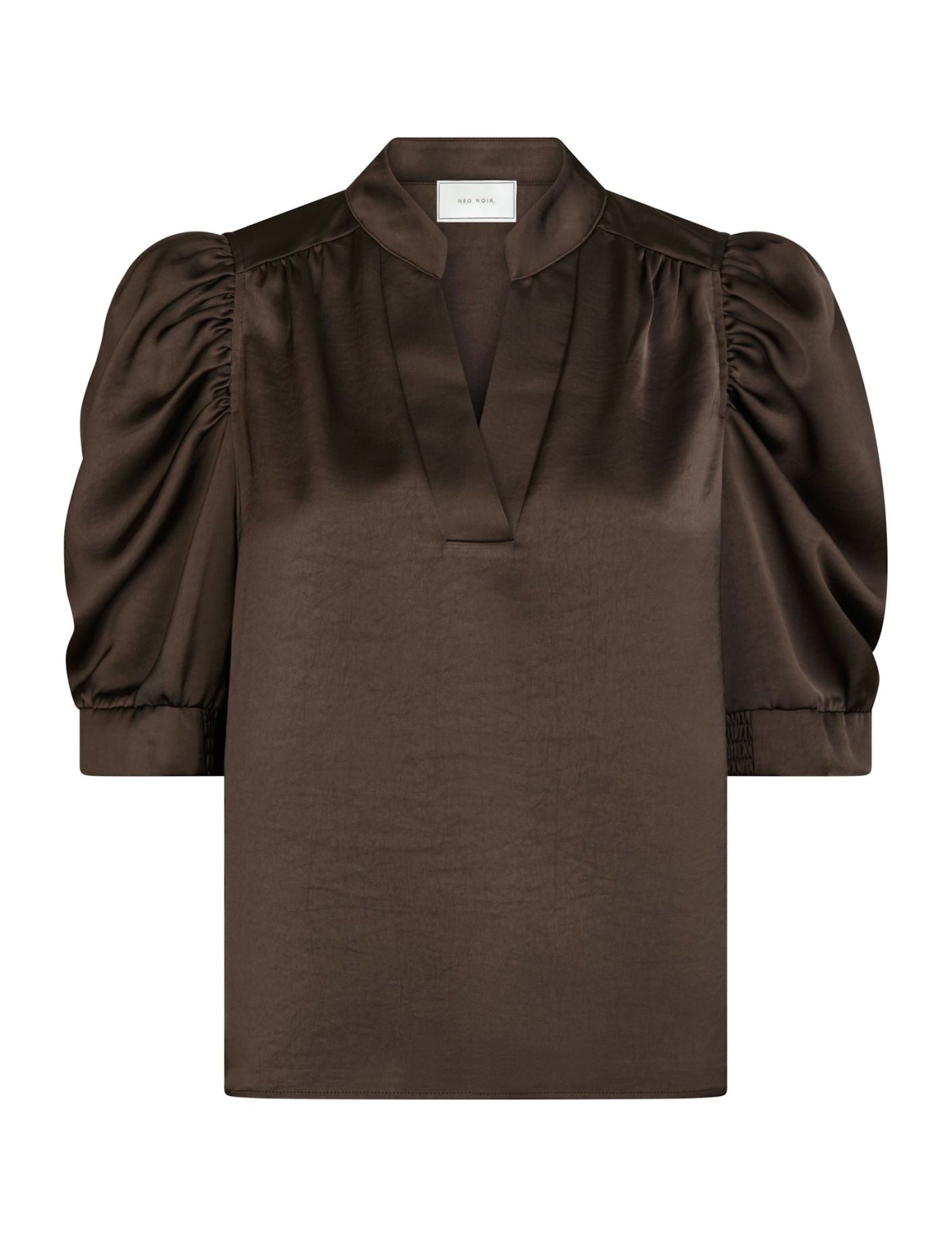 ROELLA HEAVY SATEEN BLOUSE