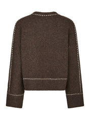 ROEME KNIT STITCH BLOUSE