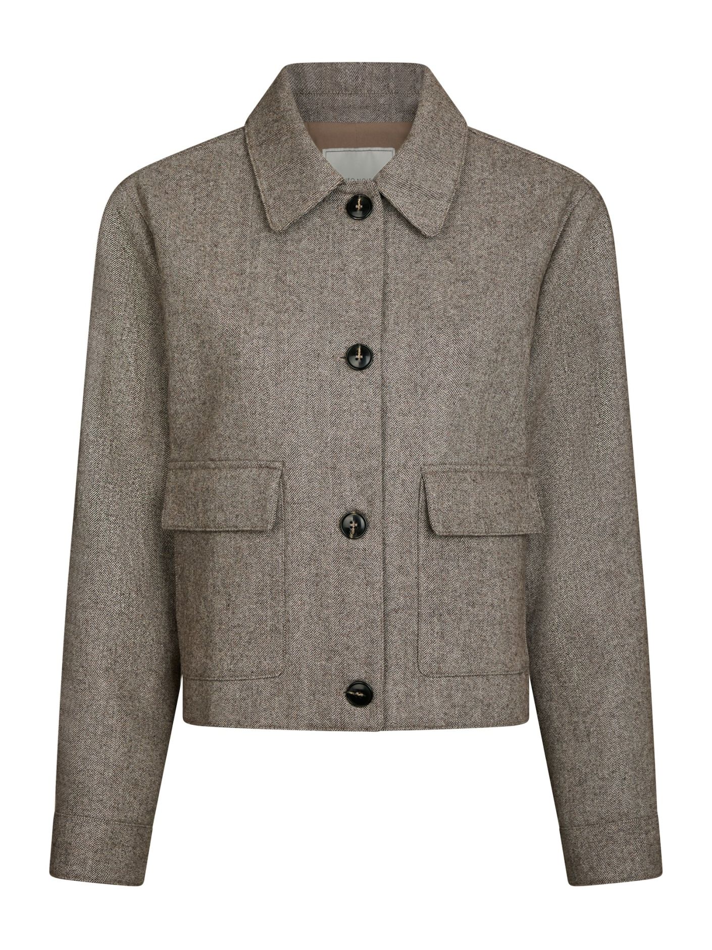 ROMANA HERRINGBONE JACKET