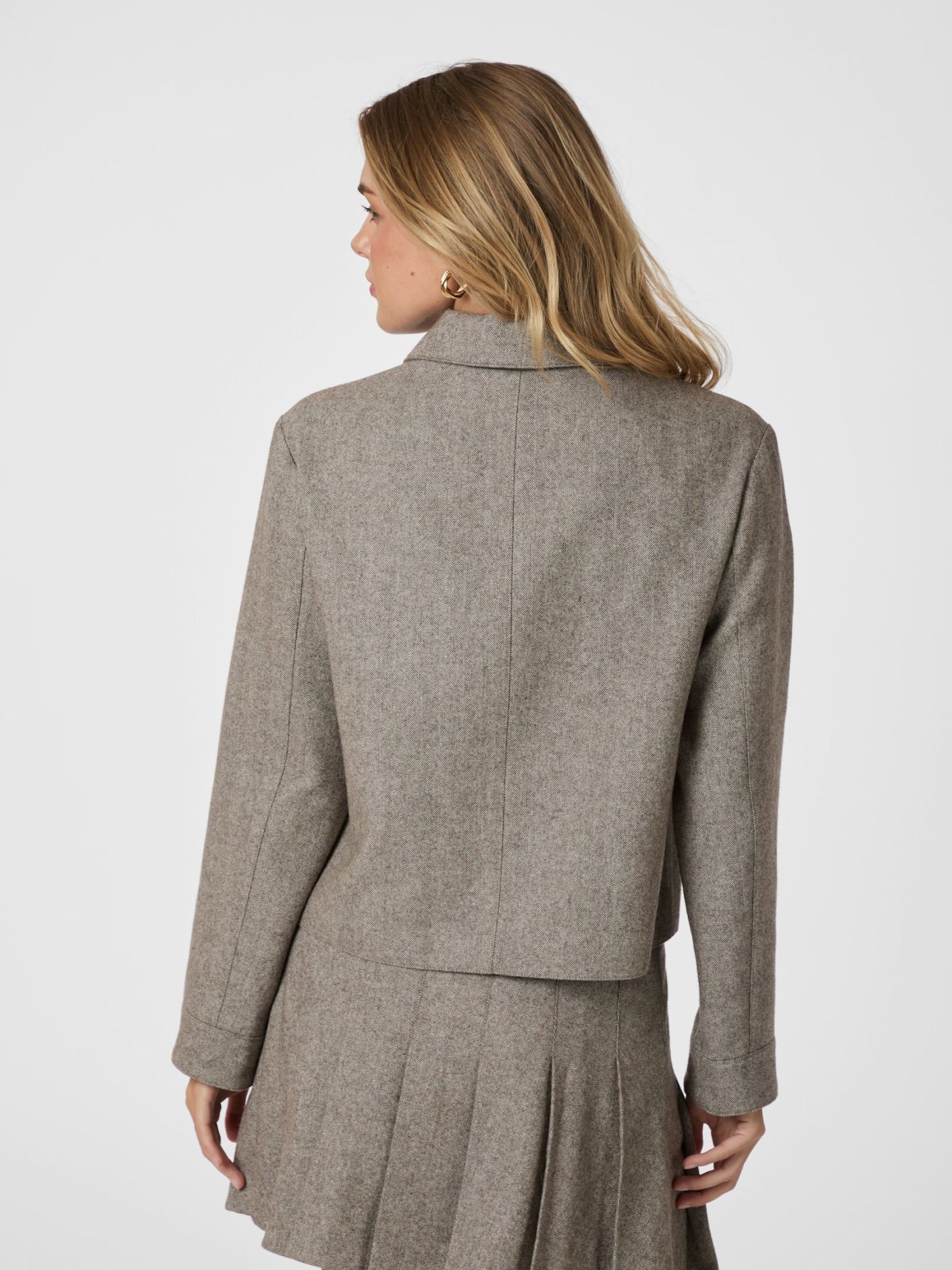ROMANA HERRINGBONE JACKET