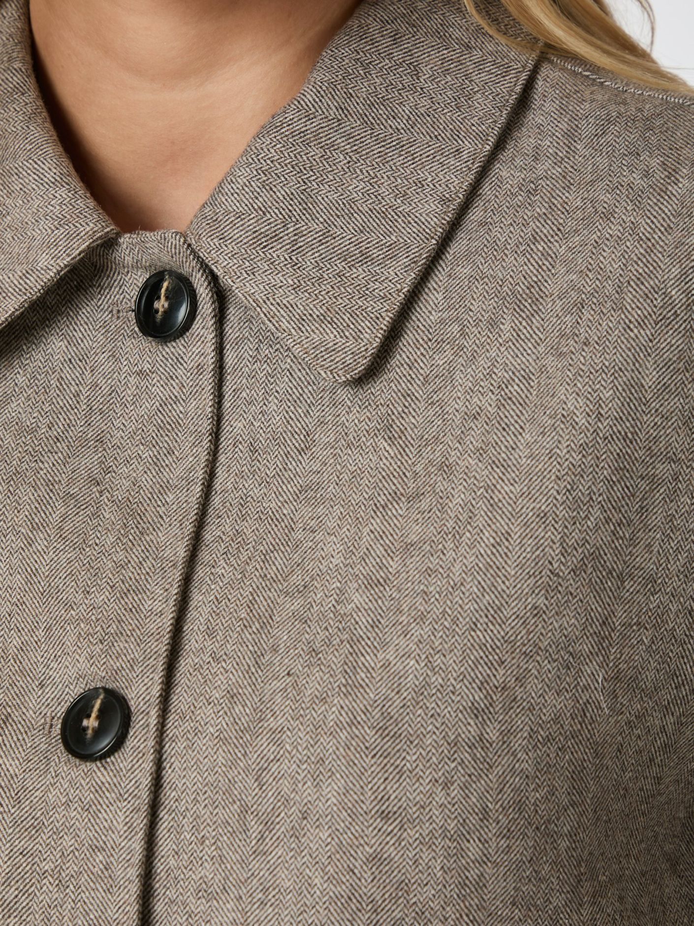 ROMANA HERRINGBONE JACKET