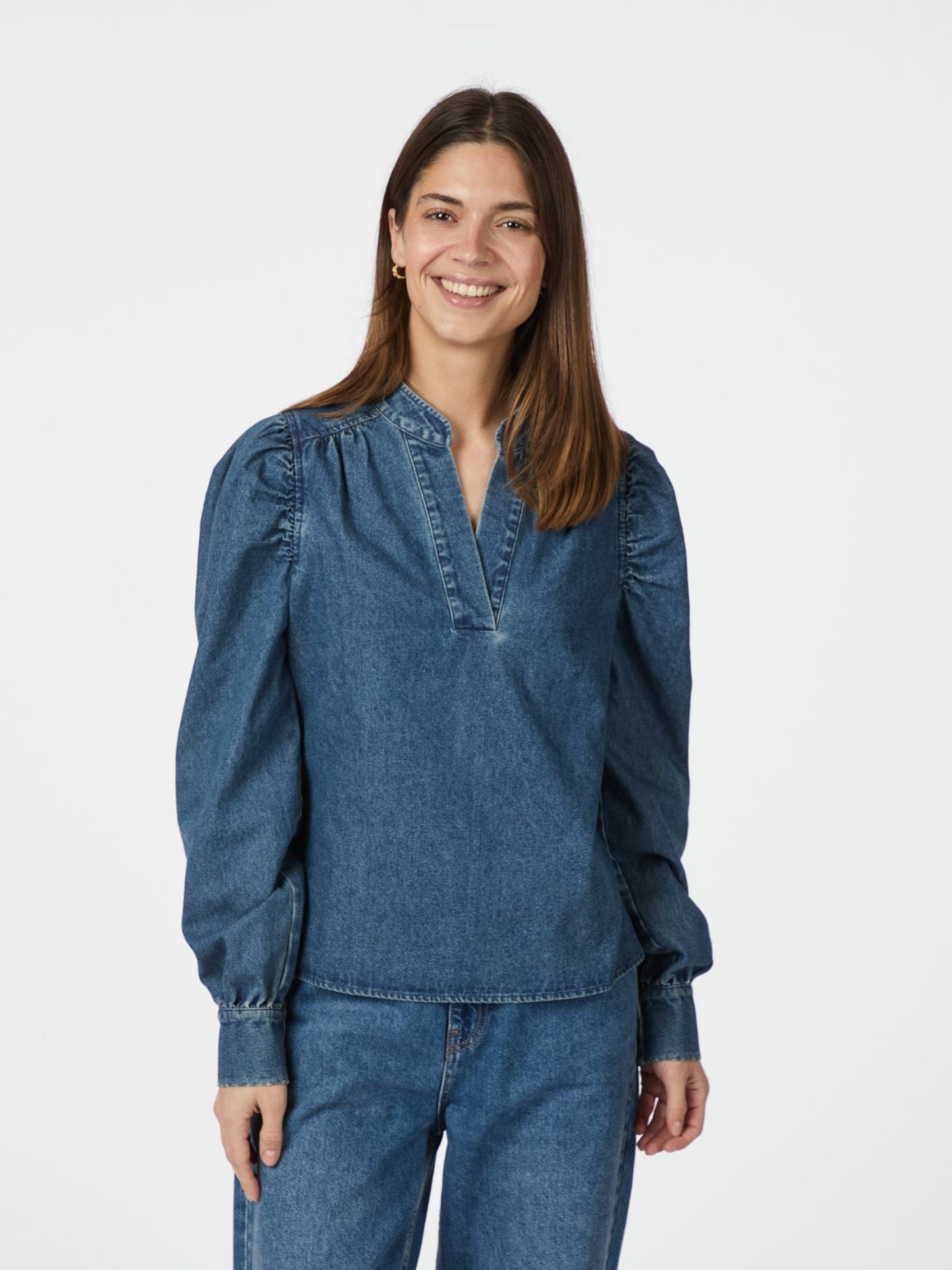 ROSSLYN DENIM BLOUSE