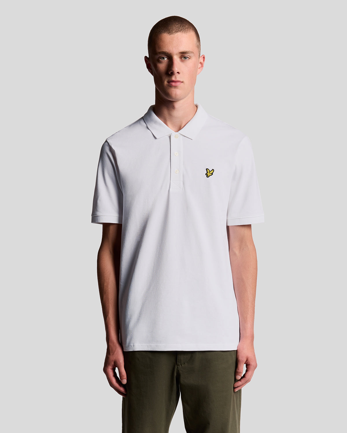 Lyle & Scott Plain Polo Shirt, White