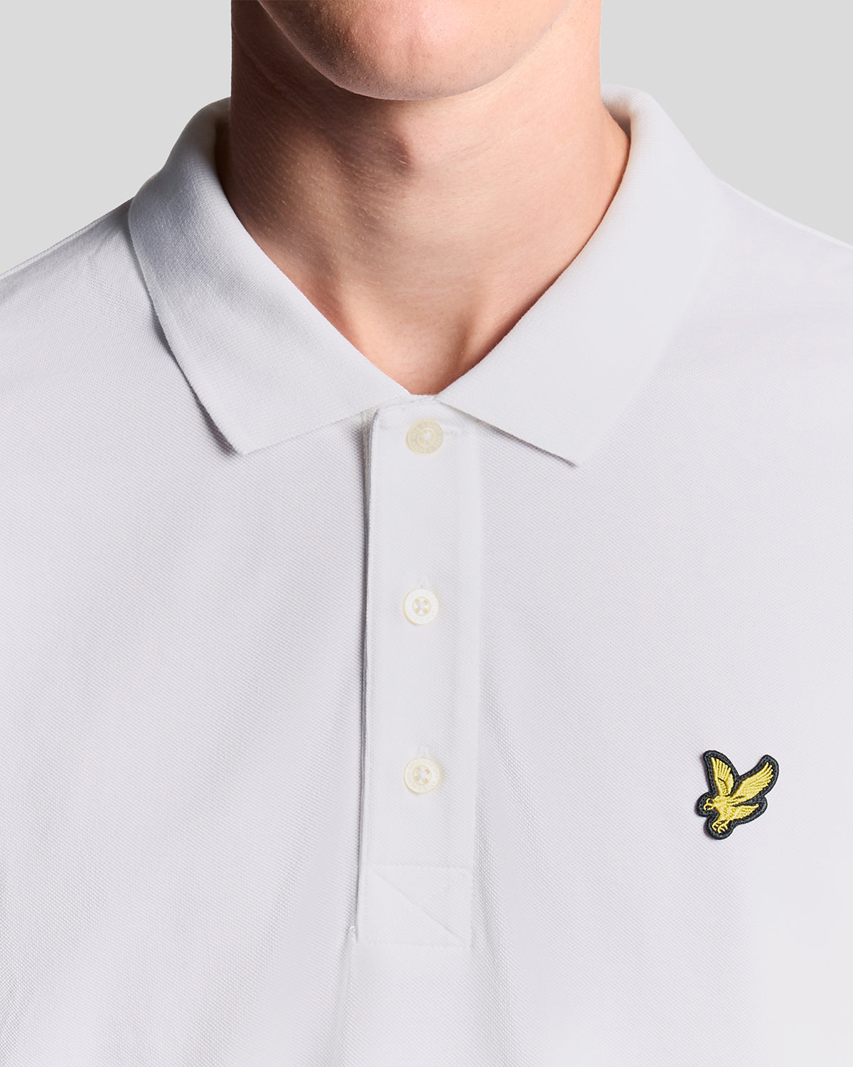 Lyle & Scott Plain Polo Shirt, White