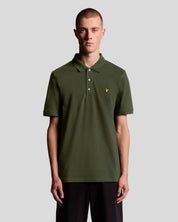 Lyle & Scott Plain Polo Shirt, Olive