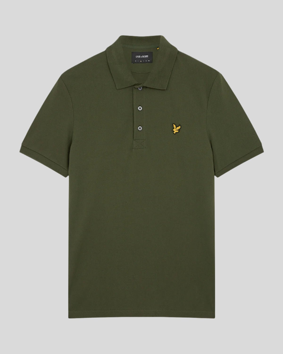 Lyle & Scott Plain Polo Shirt, Olive