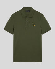 Lyle & Scott Plain Polo Shirt, Olive
