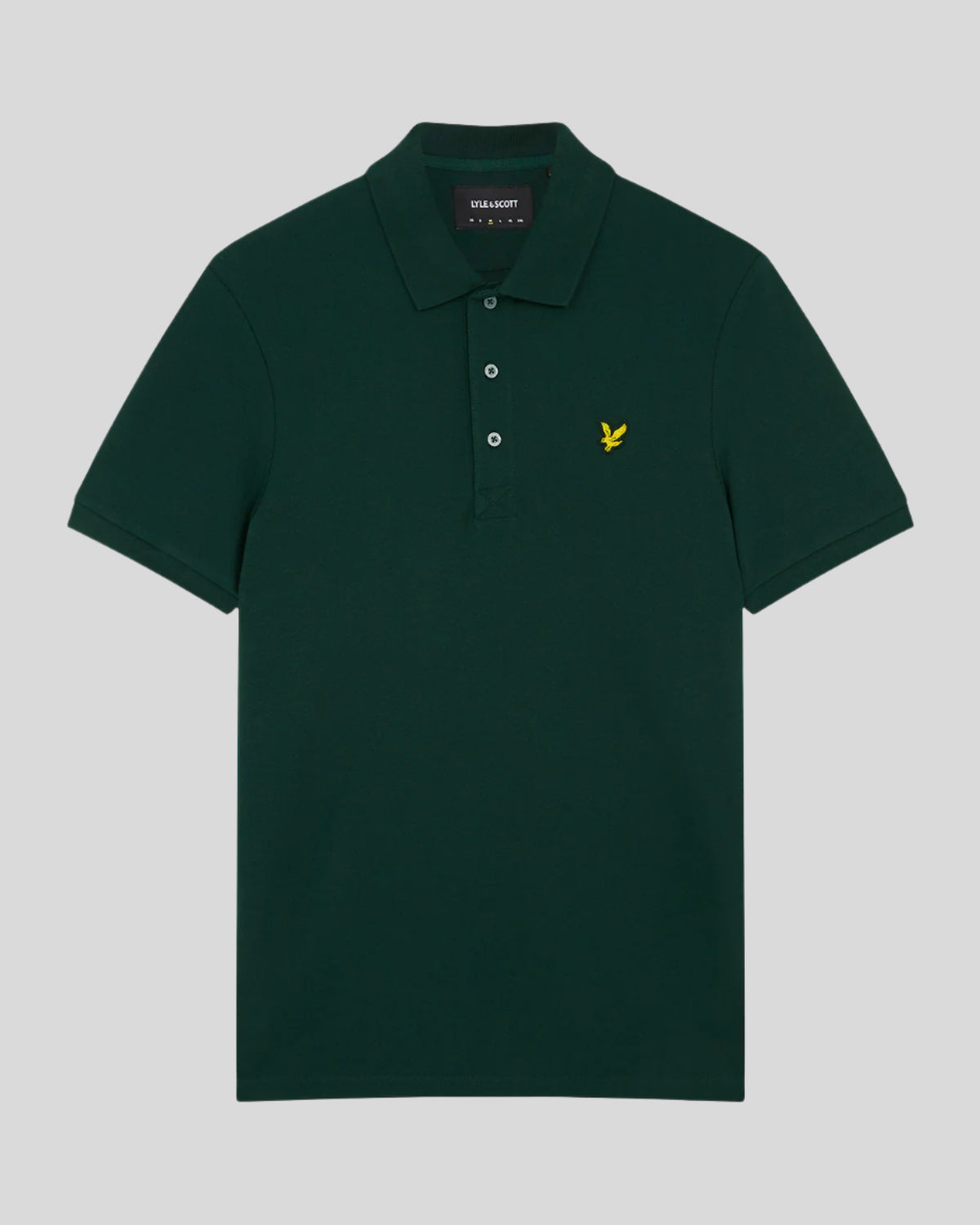 Lyle & Scott Plain Polo Shirt, Dark Green