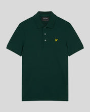 Lyle & Scott Plain Polo Shirt, Dark Green
